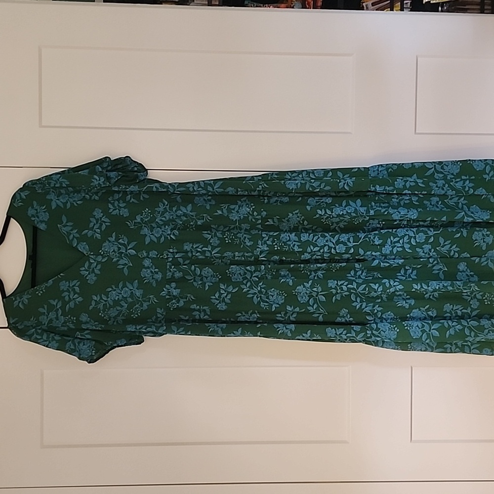 Stitch FIX Floral Green Dress